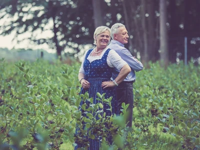 Helga und Hans Mausser von der Aronia Alm